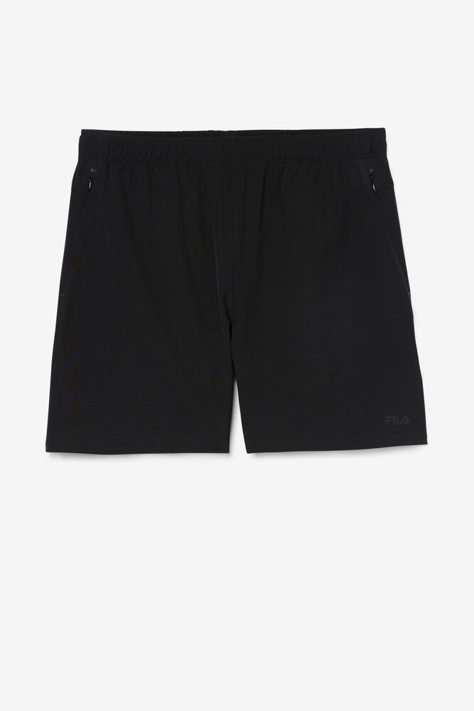 Fila Finula Black Shorts Mens - NZ 21975-IZKR